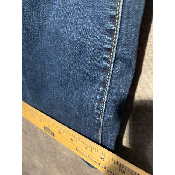 Denizen from Levi's Mid Rise Bootcut Jeans Women's 16S 33x30 Dark Wash Stretch - Picture 5 of 10